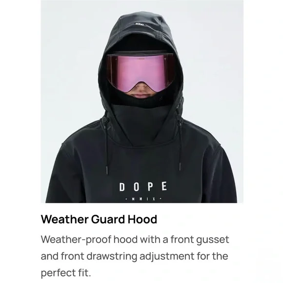 DOPE SNOW YETI JACKET - ROSE BLACK - Picture 9 of 15